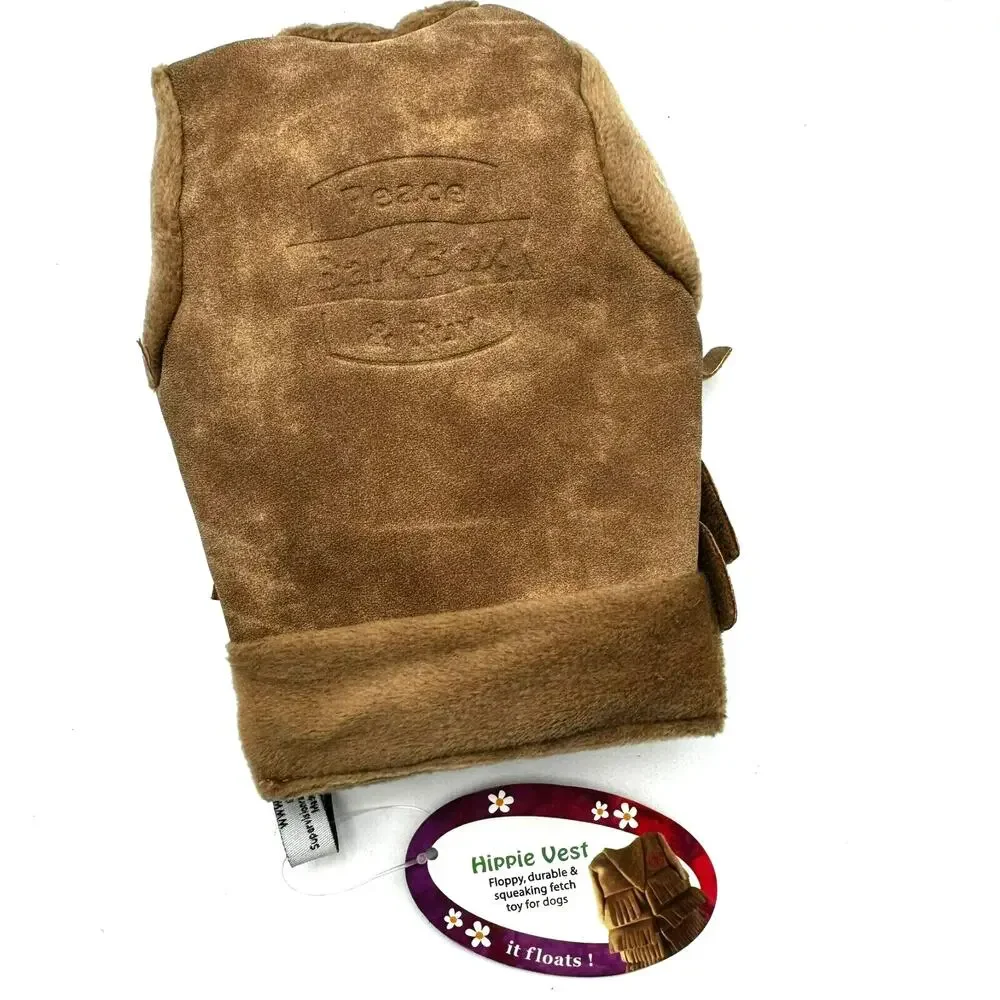 BARK BOX | NEW RARE Hippie Vest Medium Dog Water Swim Toy Floats Squeaks Durable